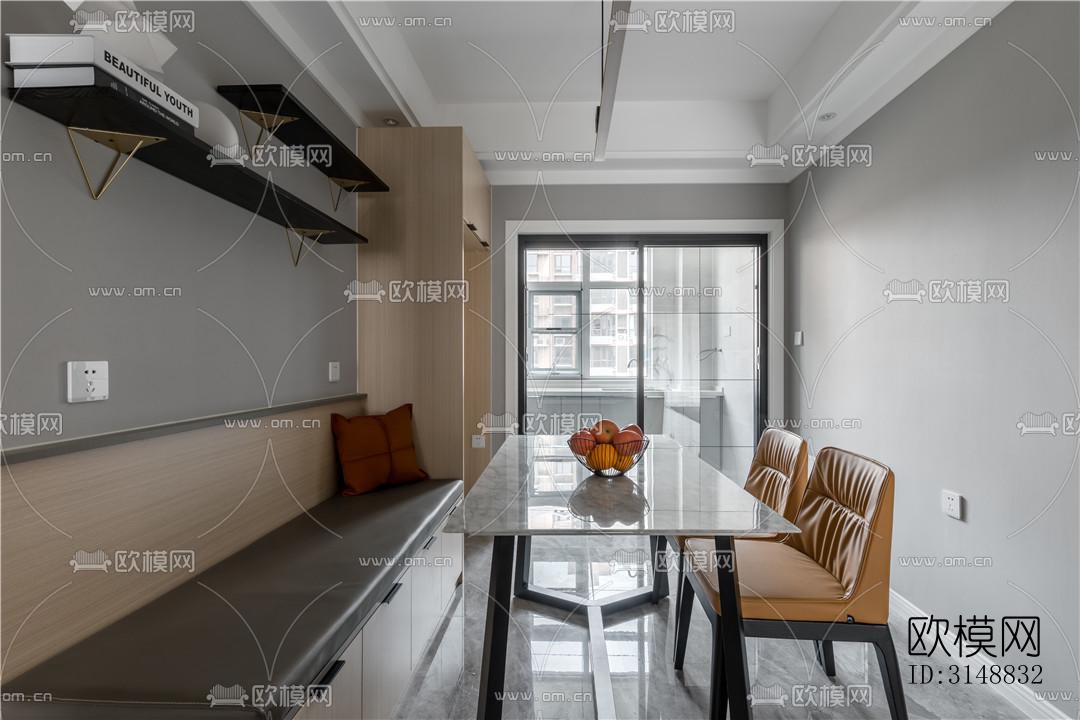 北欧平层效果图下载（渲染图10）