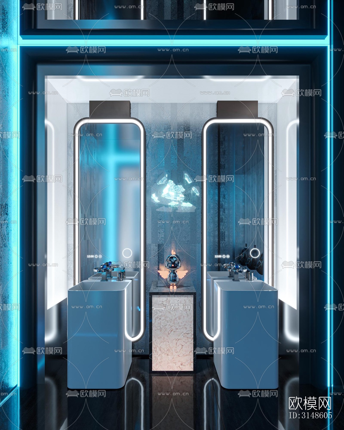 现代酒吧效果图下载（渲染图5）