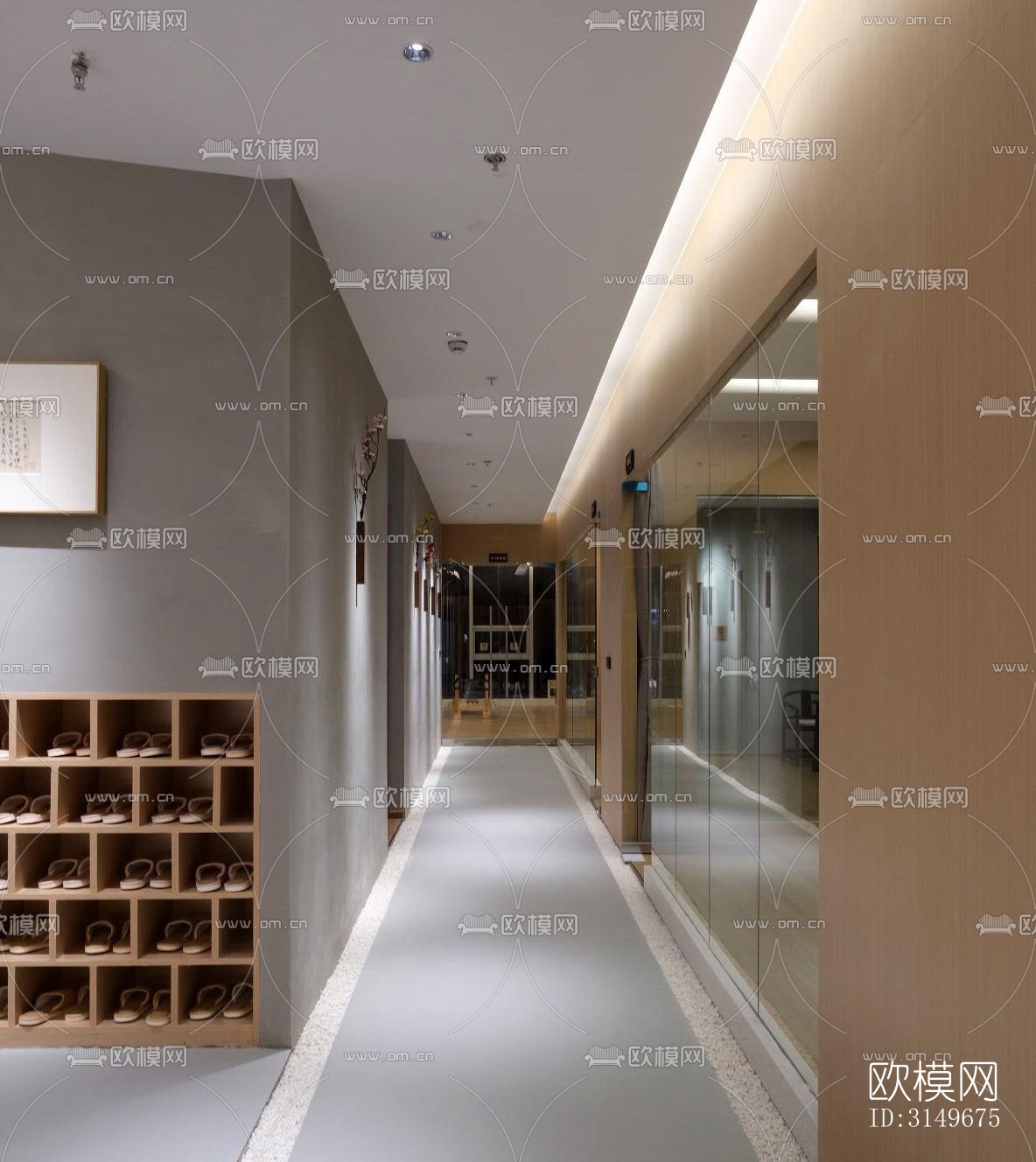 原木风健身房效果图下载（渲染图5）