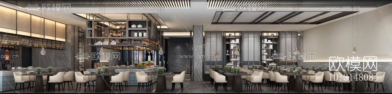 现代酒店民宿效果图下载（渲染图8）