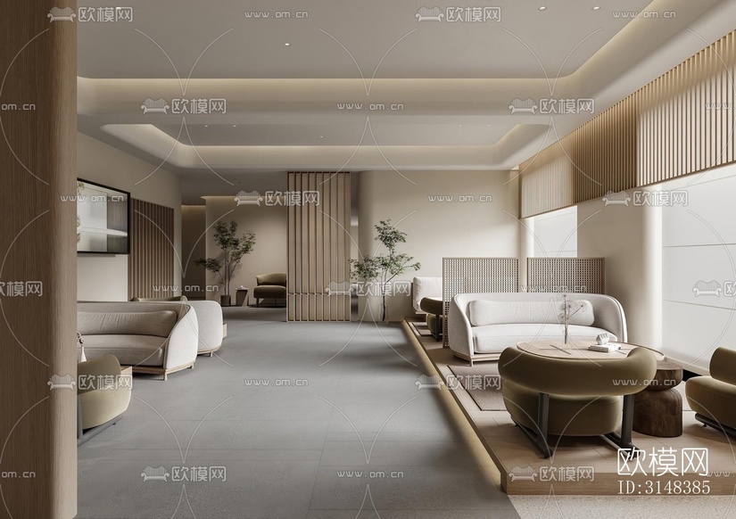 侘寂養(yǎng)生會(huì)所效果圖下載(渲染圖15)