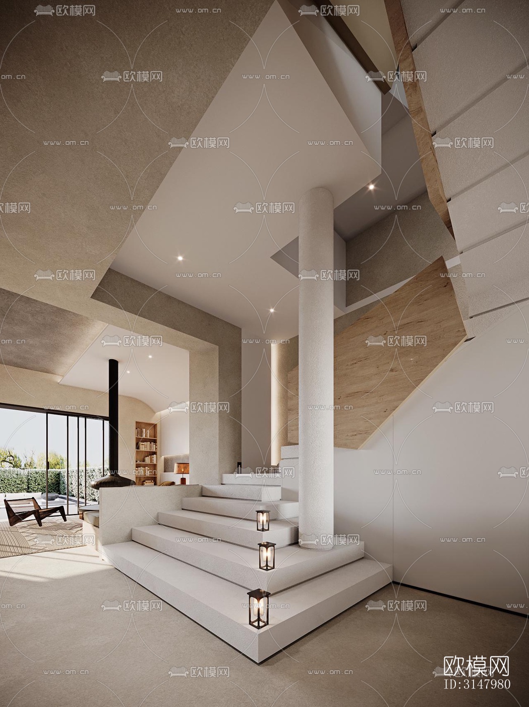 侘寂酒店民宿效果图下载（渲染图6）