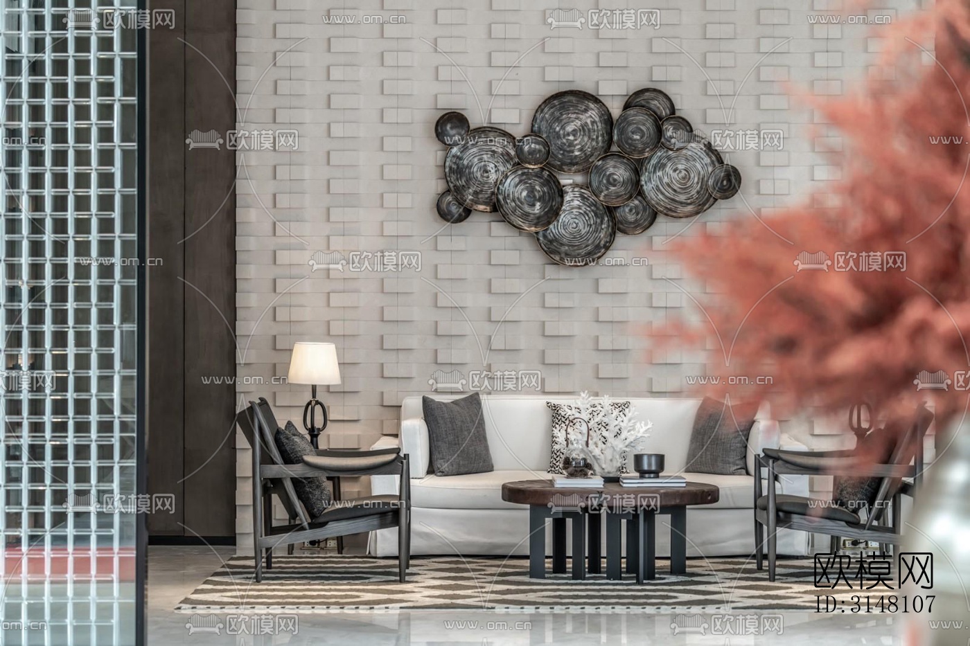 现代酒店民宿效果图下载（渲染图9）