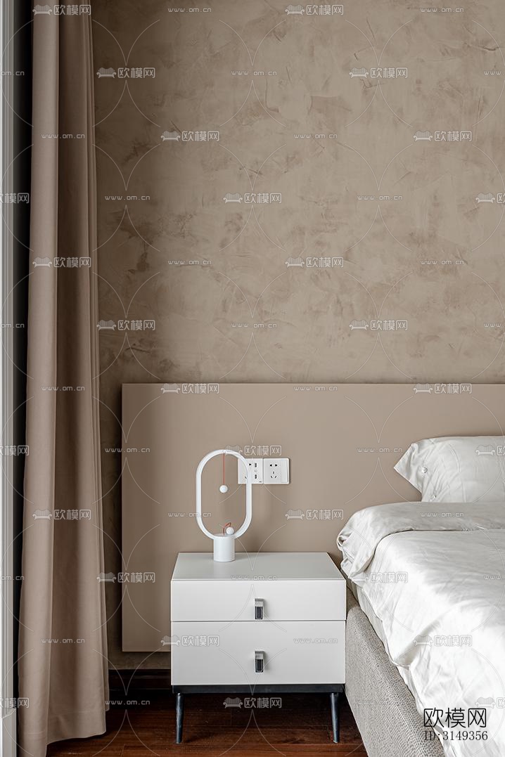 现代平层效果图下载（渲染图17）