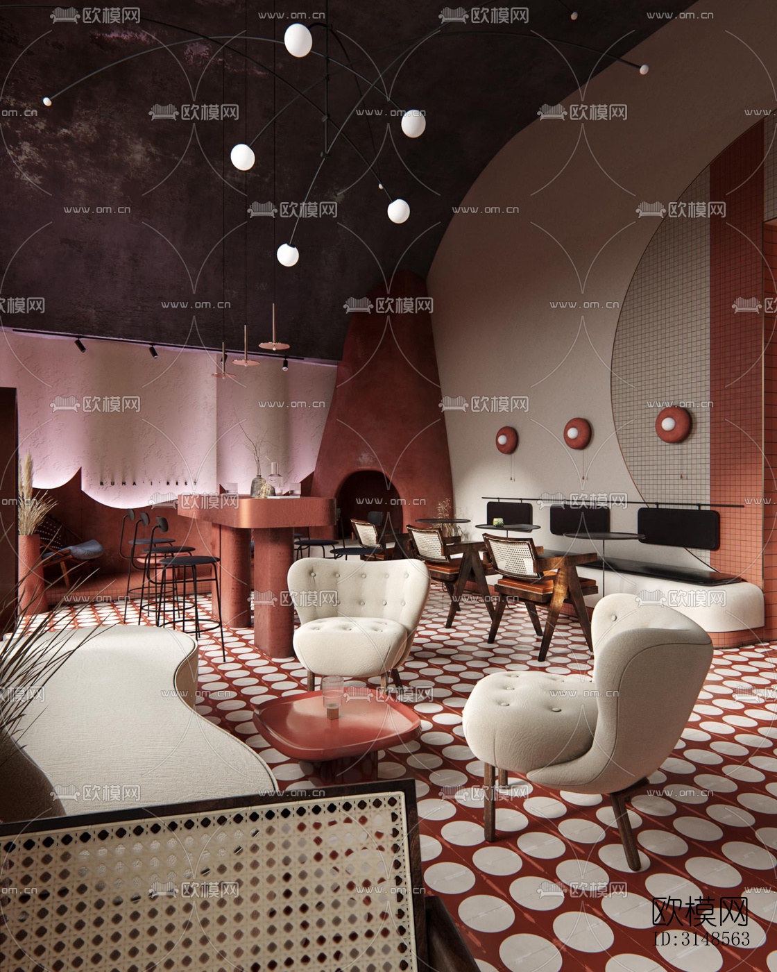 北欧酒吧效果图下载（渲染图4）