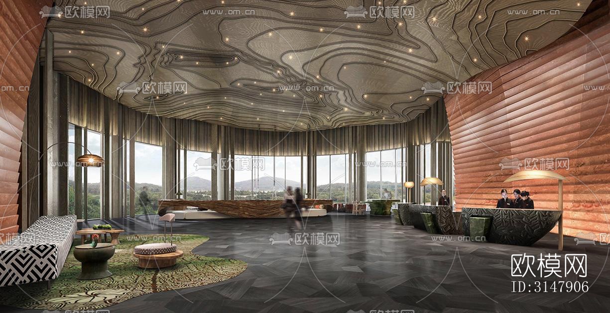 东南亚酒店民宿效果图下载（渲染图3）