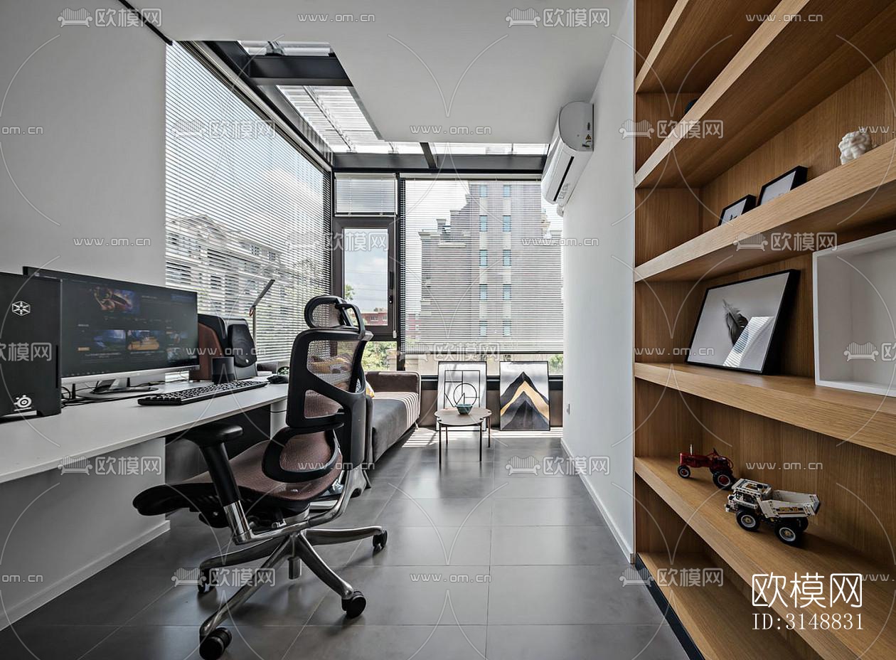 北欧平层效果图下载（渲染图9）