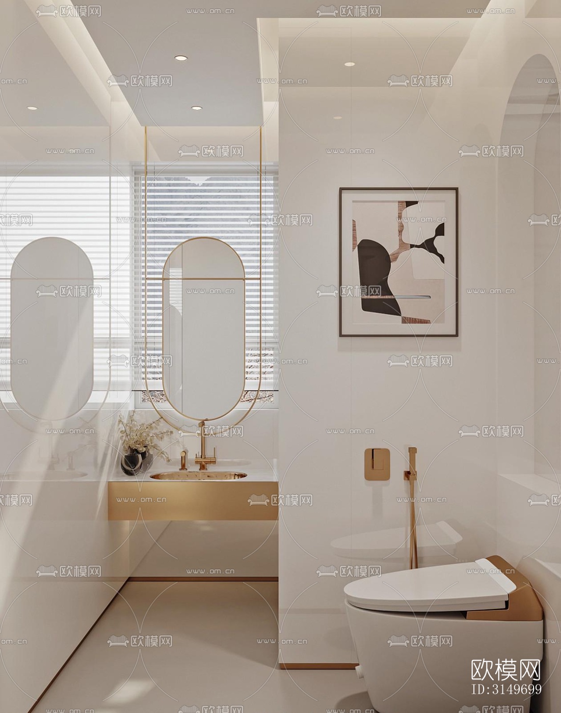 现代健身房效果图下载（渲染图11）