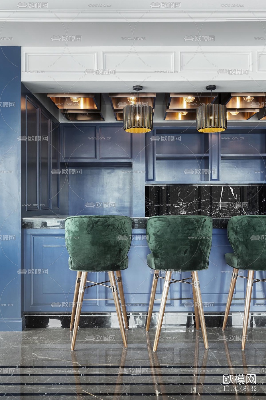 欧式养生会所效果图下载（渲染图3）