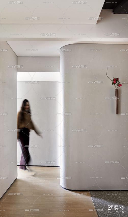 高级灰健身房效果图下载（渲染图13）