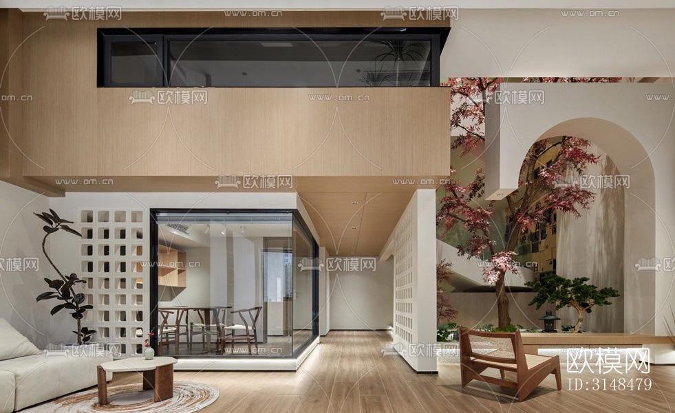 侘寂美容院效果图下载（渲染图10）