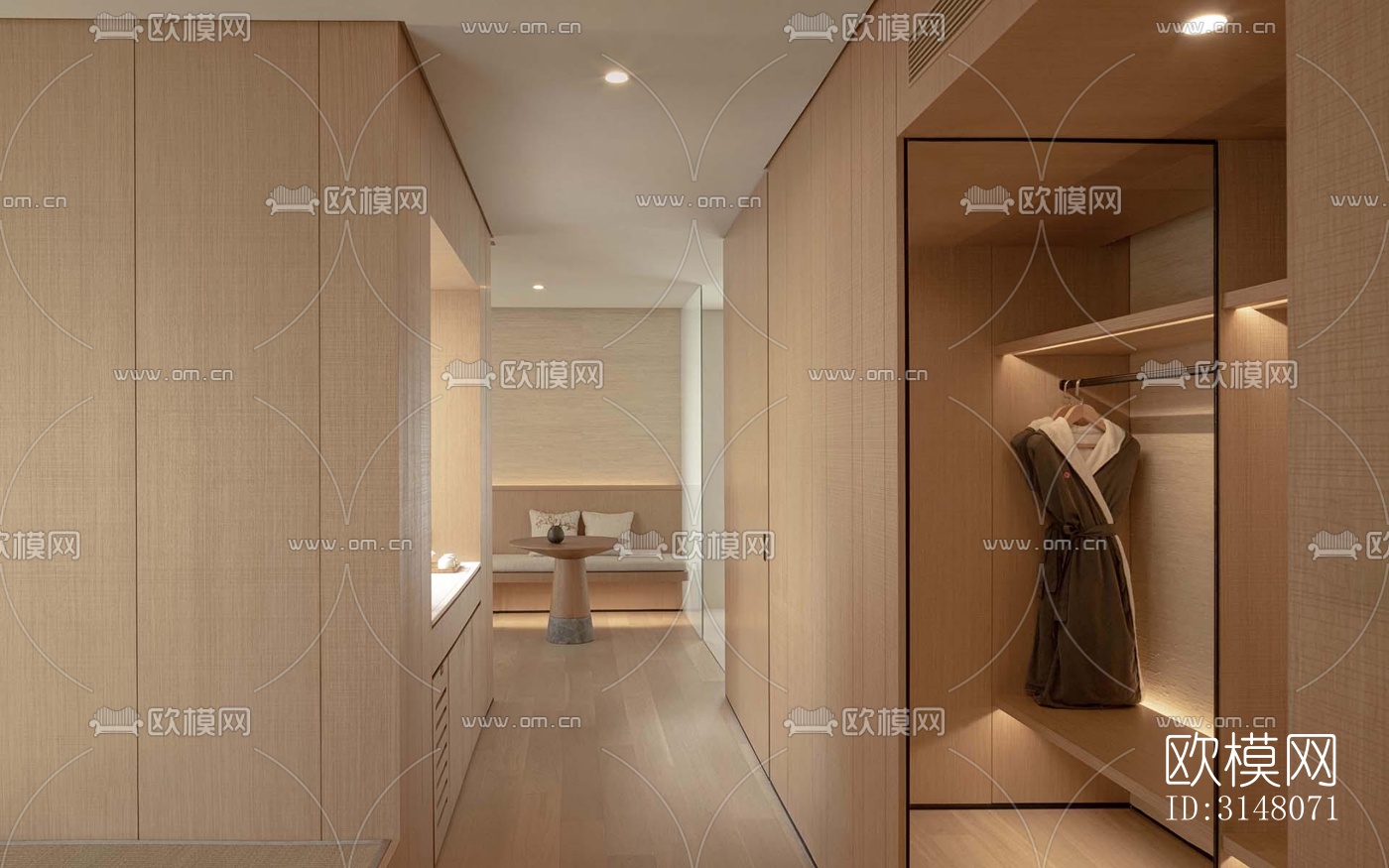 现代酒店民宿效果图下载（渲染图12）