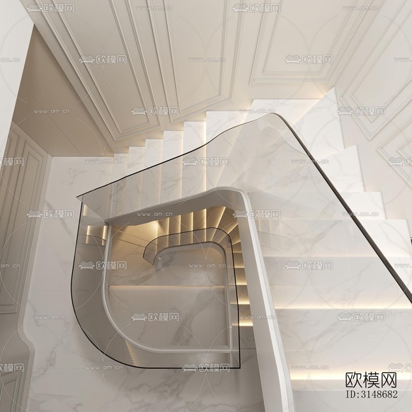 法式客餐廳效果圖下載(渲染圖4)
