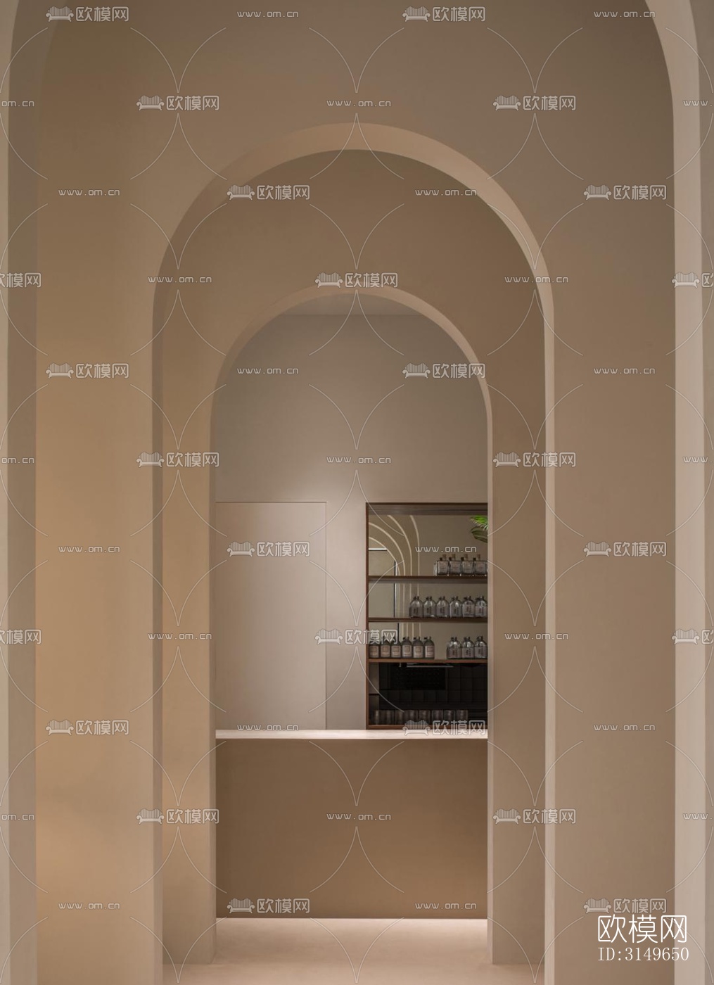 侘寂健身房效果图下载（渲染图8）