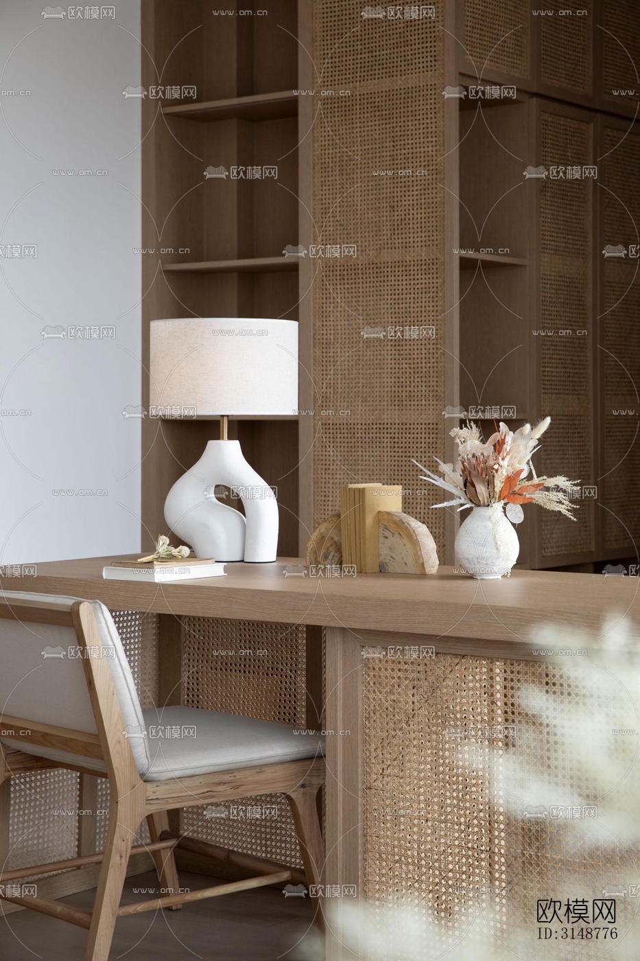 侘寂平层效果图下载（渲染图15）