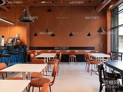 后现代咖啡奶茶效果图下载（渲染图11）