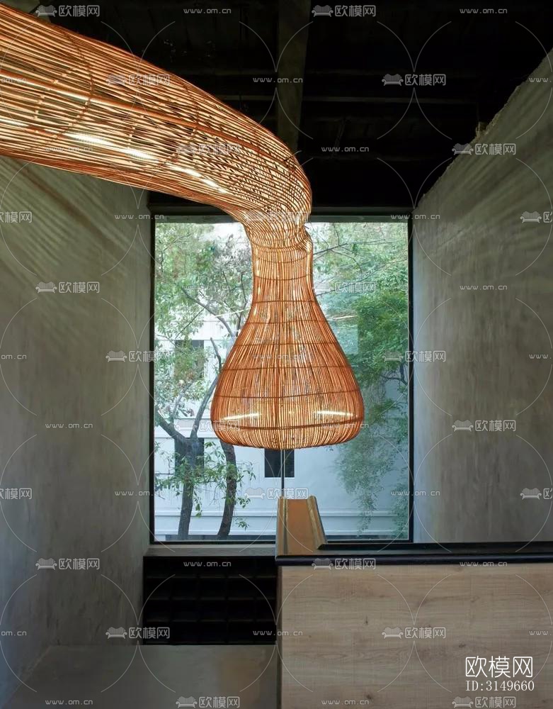 原木风健身房效果图下载（渲染图13）