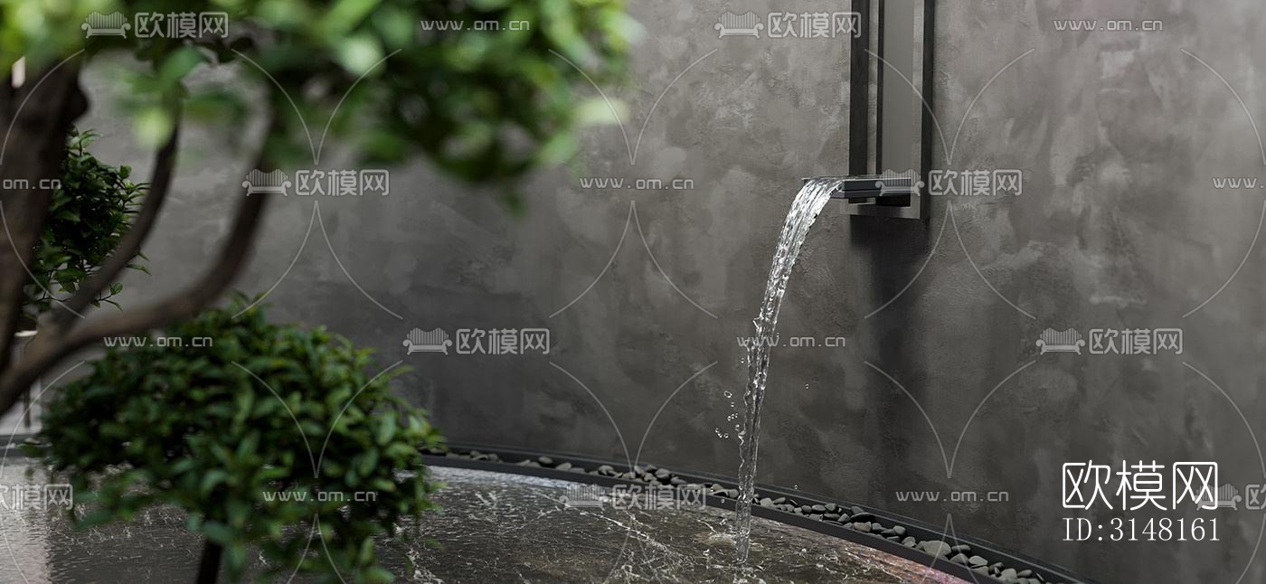 现代酒店民宿效果图下载（渲染图5）