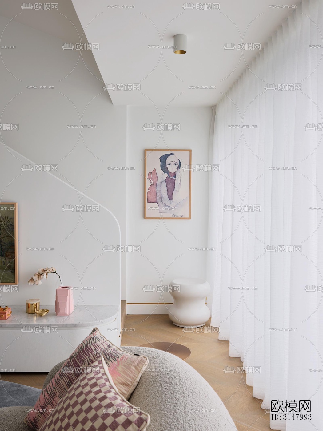 北欧酒店民宿效果图下载（渲染图7）