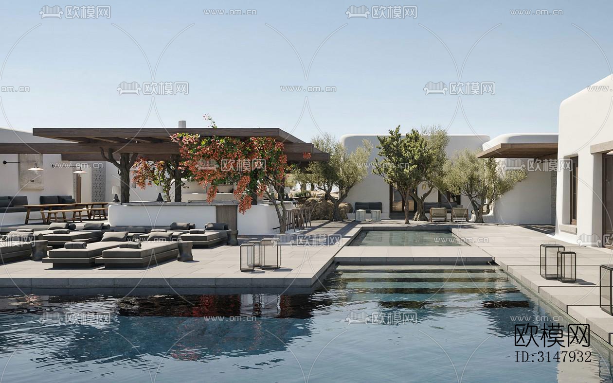 侘寂酒店民宿效果图下载（渲染图15）