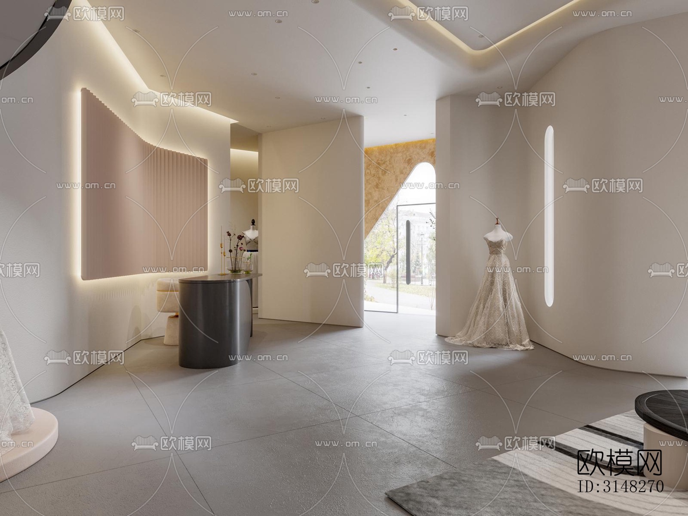 现代零售店铺效果图下载（渲染图3）