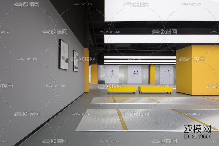 北欧健身房效果图下载(渲染图5)