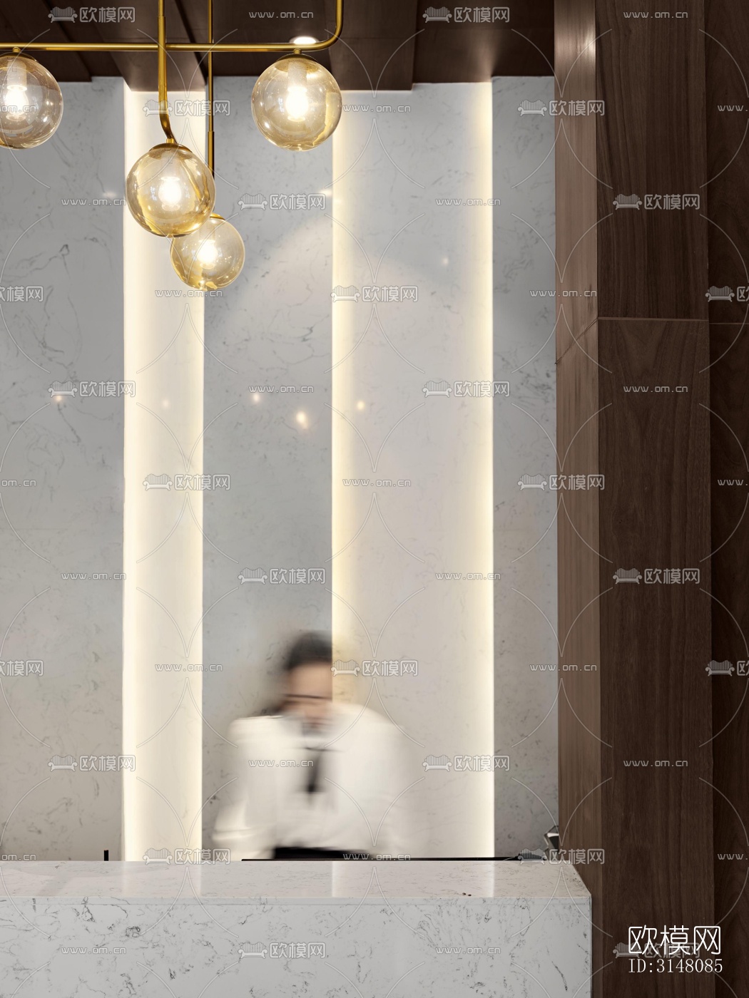 现代酒店民宿效果图下载（渲染图15）