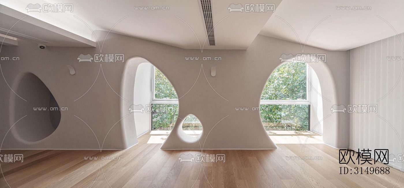 现代健身房效果图下载（渲染图16）
