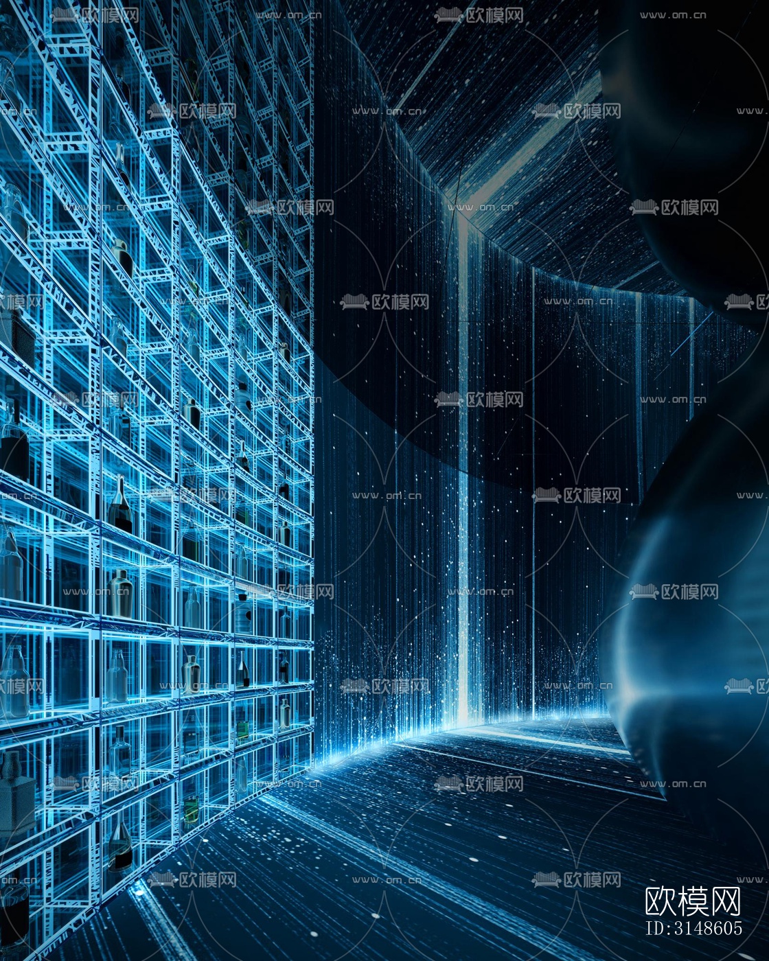 现代酒吧效果图下载（渲染图8）