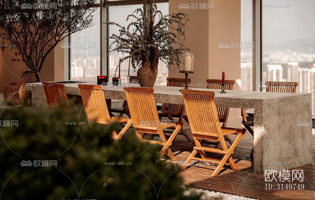 侘寂咖啡奶茶效果图下载（渲染图19）