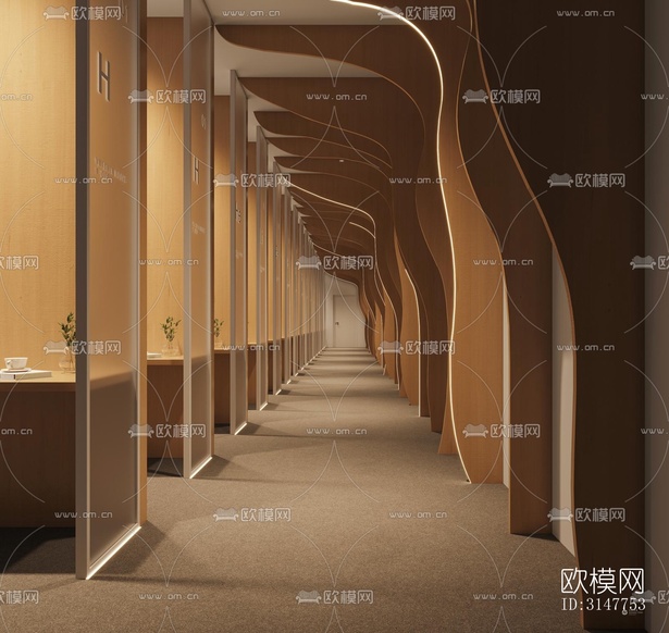 现代图书馆效果图下载(渲染图4)