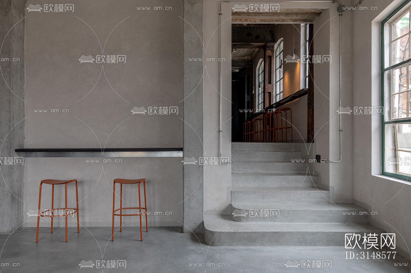 工业风酒吧效果图下载（渲染图9）