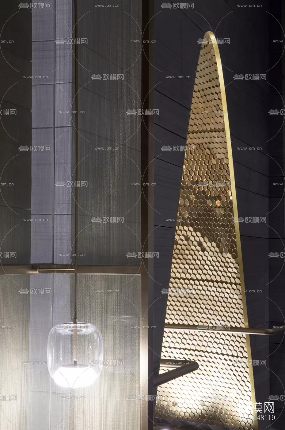 现代酒店民宿效果图下载（渲染图16）