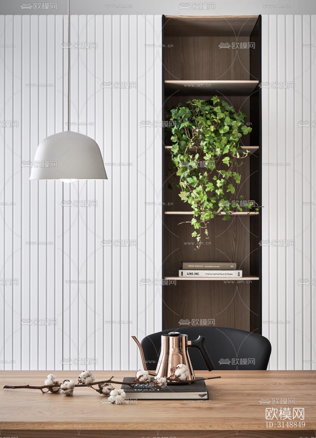 北欧平层效果图下载（渲染图9）