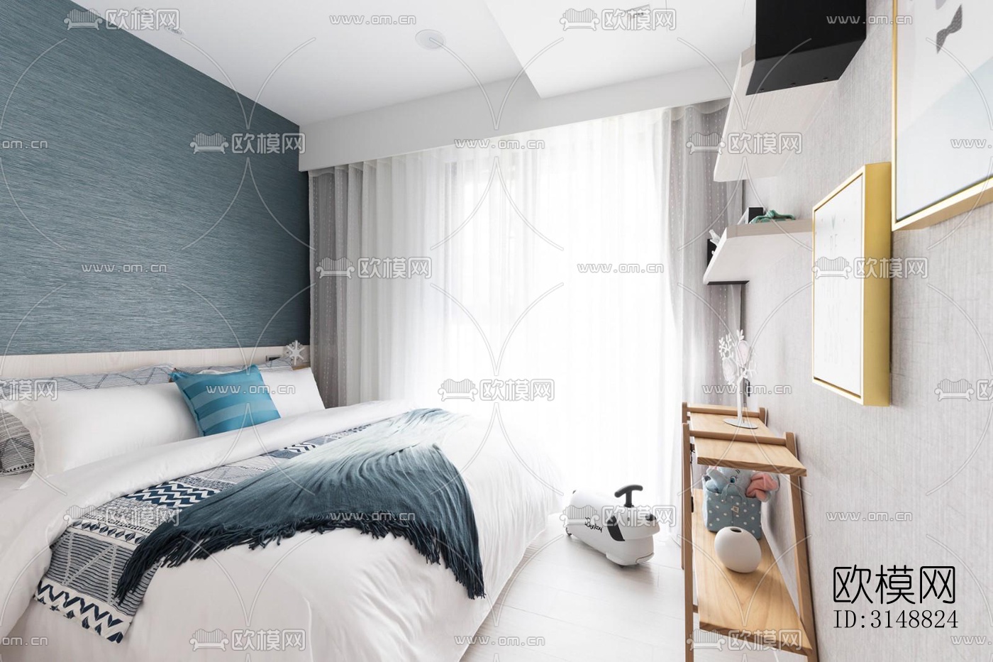 北欧平层效果图下载（渲染图19）