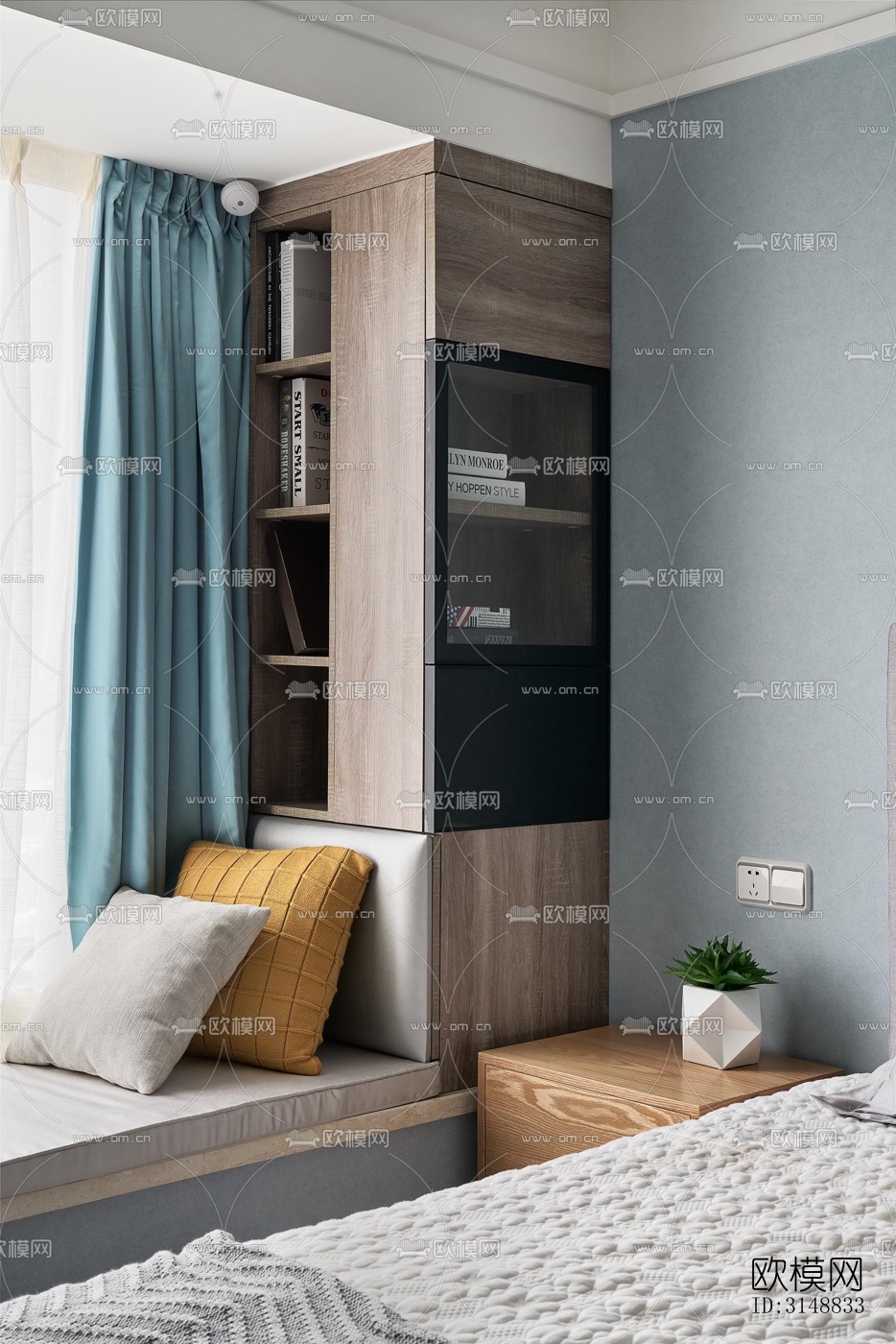 北欧平层效果图下载（渲染图8）