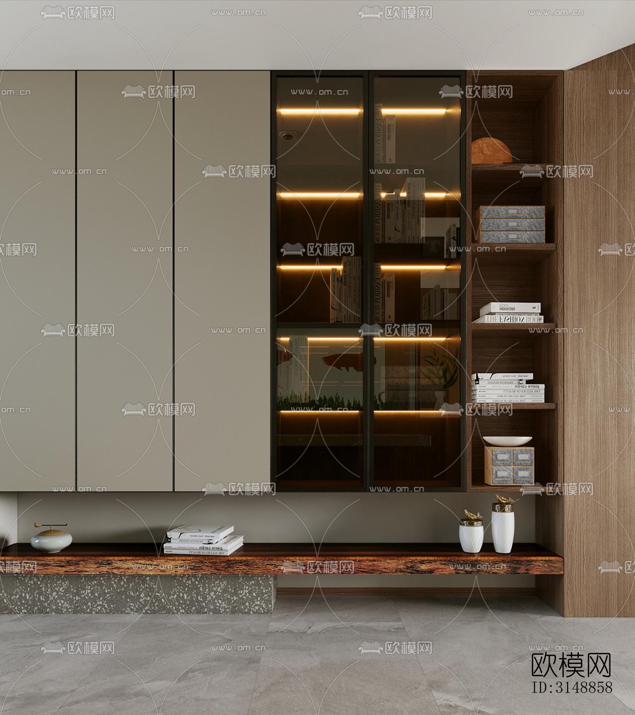 北欧平层效果图下载（渲染图6）