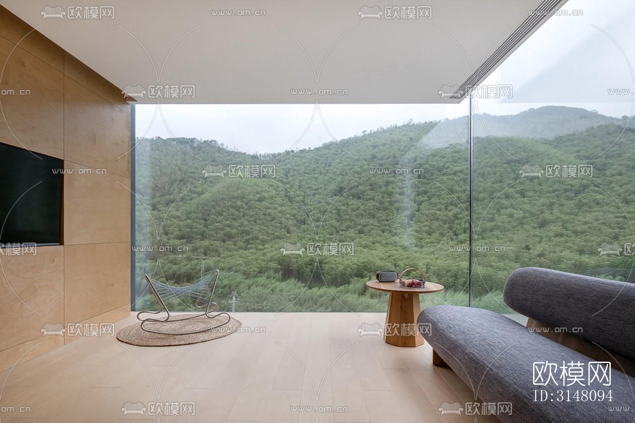 现代酒店民宿效果图下载（渲染图7）