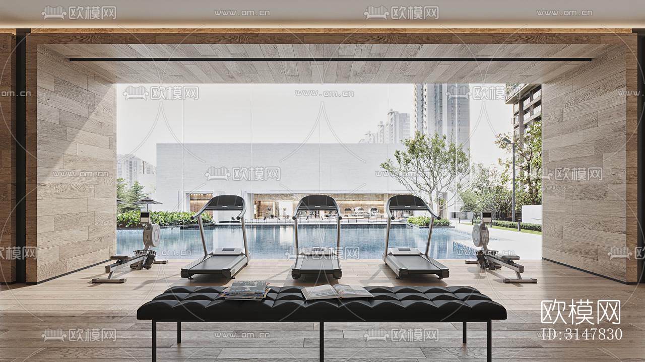 现代售楼处效果图下载（渲染图7）