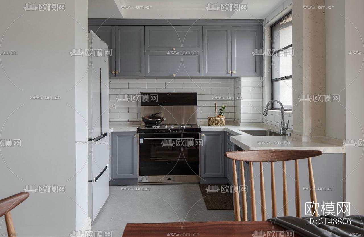 北欧平层效果图下载（渲染图14）