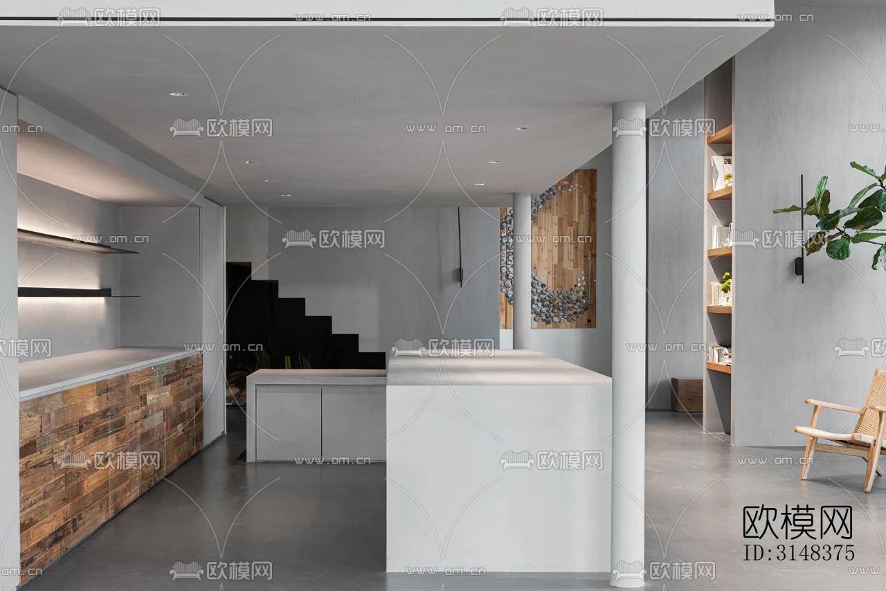 侘寂养生会所效果图下载（渲染图10）