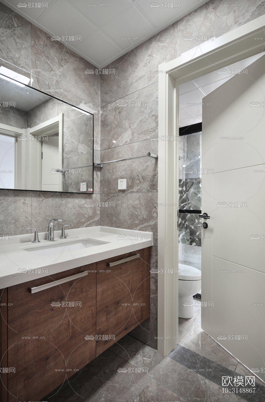 北欧平层效果图下载（渲染图8）