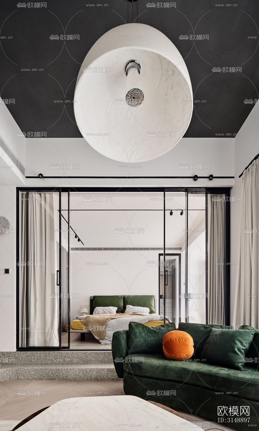 后现代平层效果图下载（渲染图16）