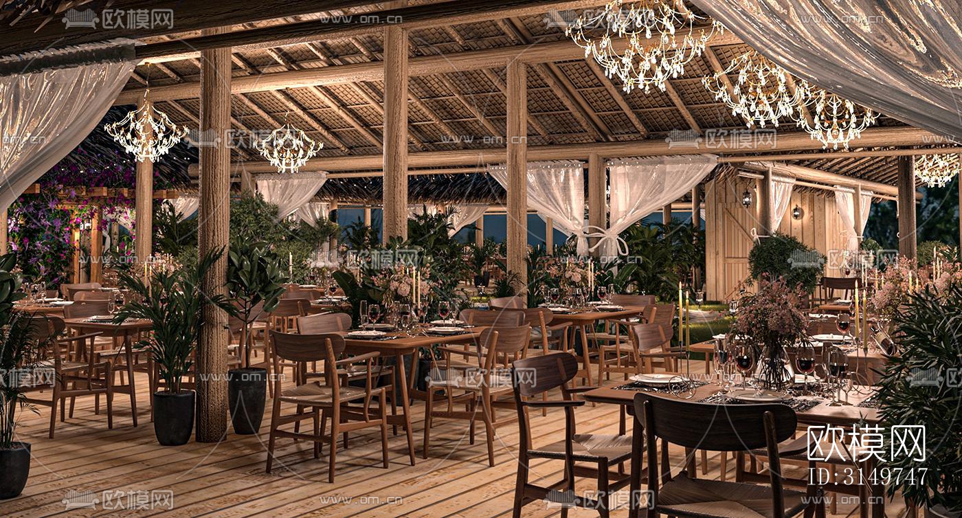 东南亚咖啡奶茶效果图下载（渲染图5）