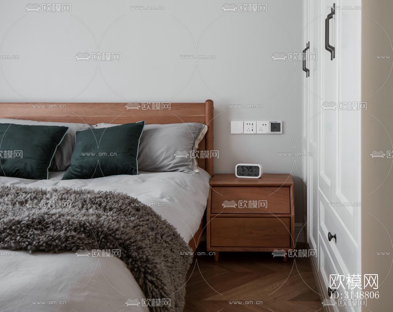 北欧平层效果图下载（渲染图19）