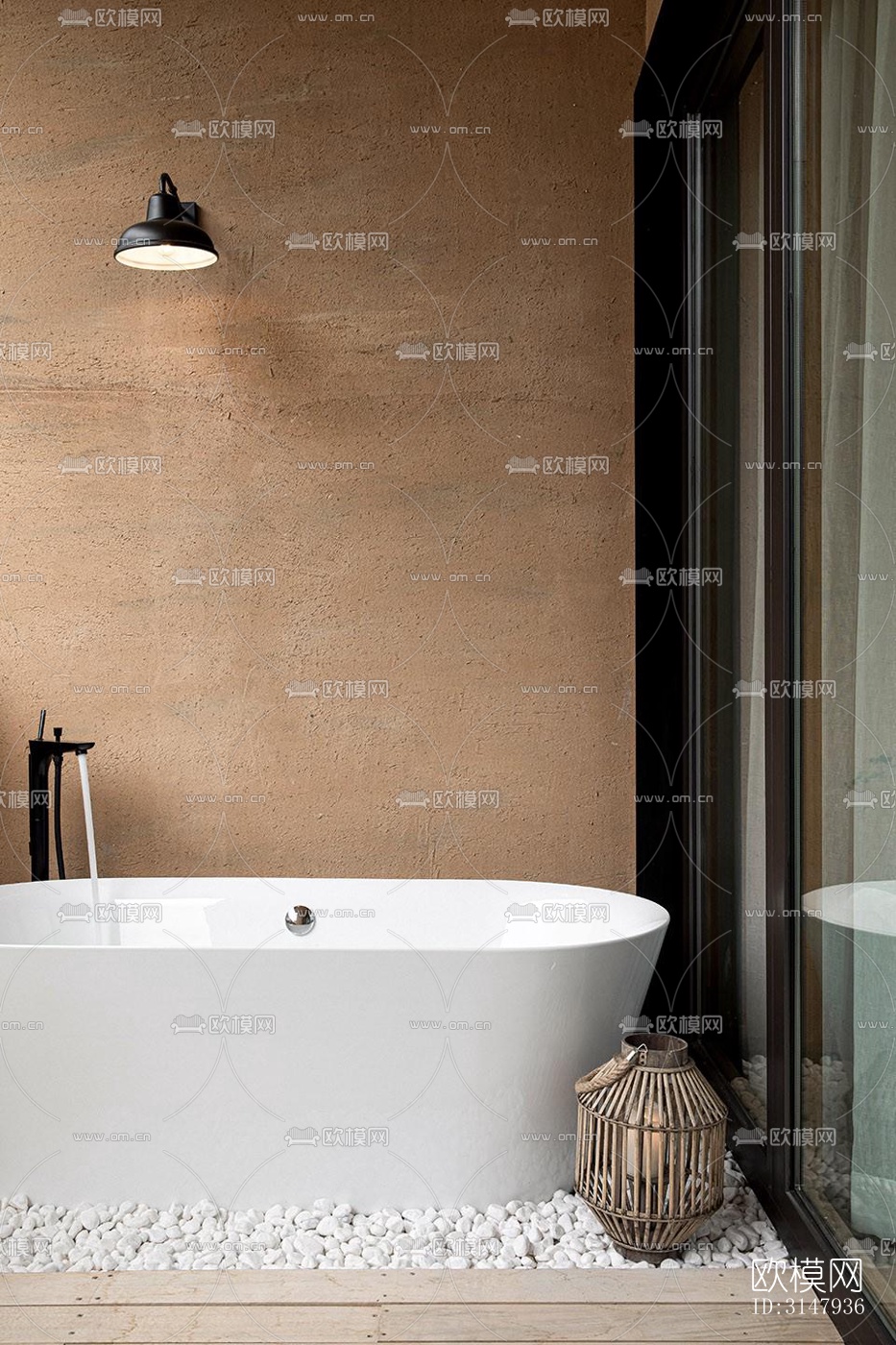 侘寂酒店民宿效果图下载（渲染图10）