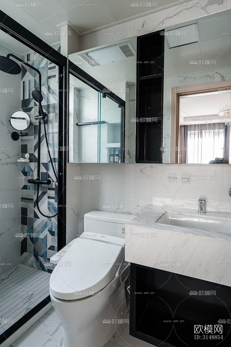 北欧平层效果图下载（渲染图4）