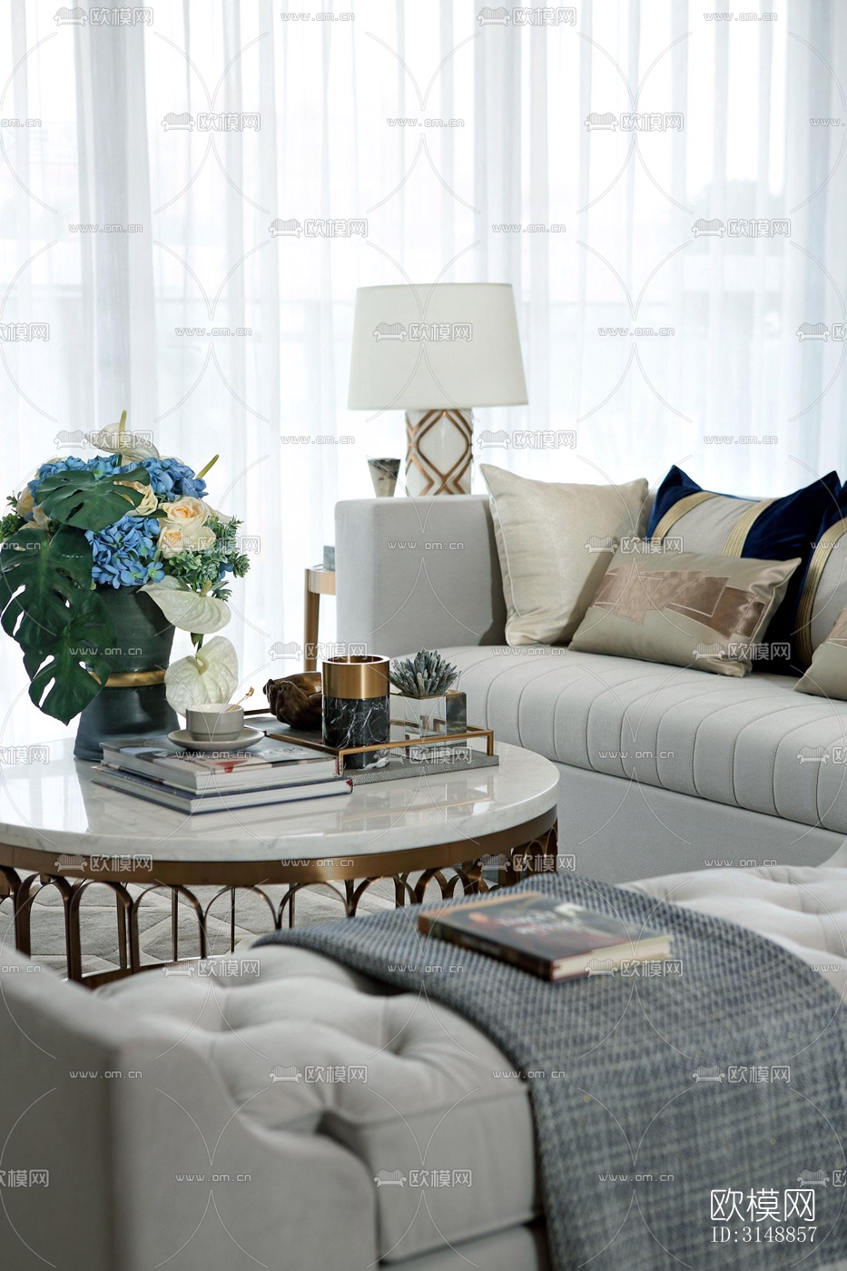 北欧平层效果图下载（渲染图5）