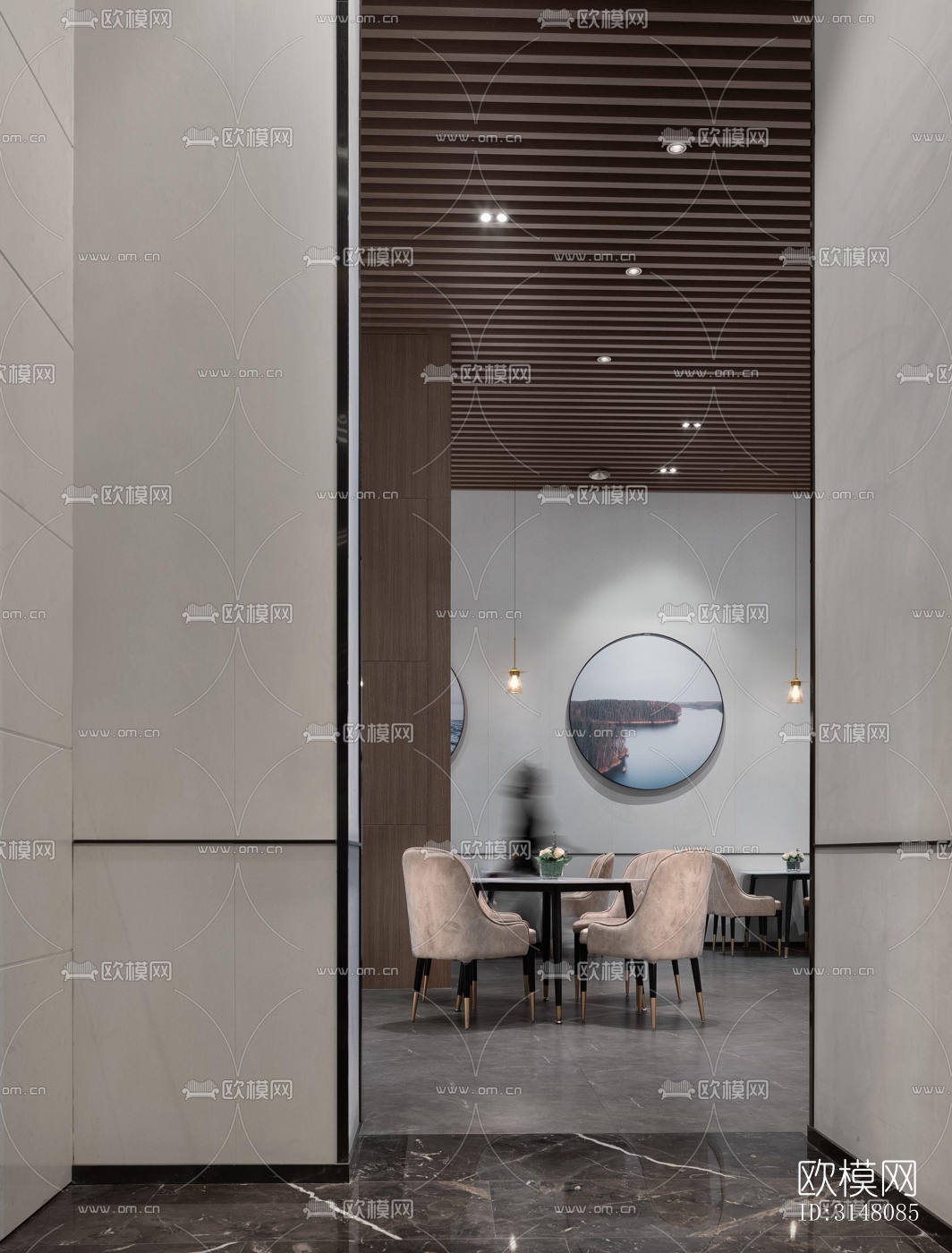 现代酒店民宿效果图下载（渲染图18）