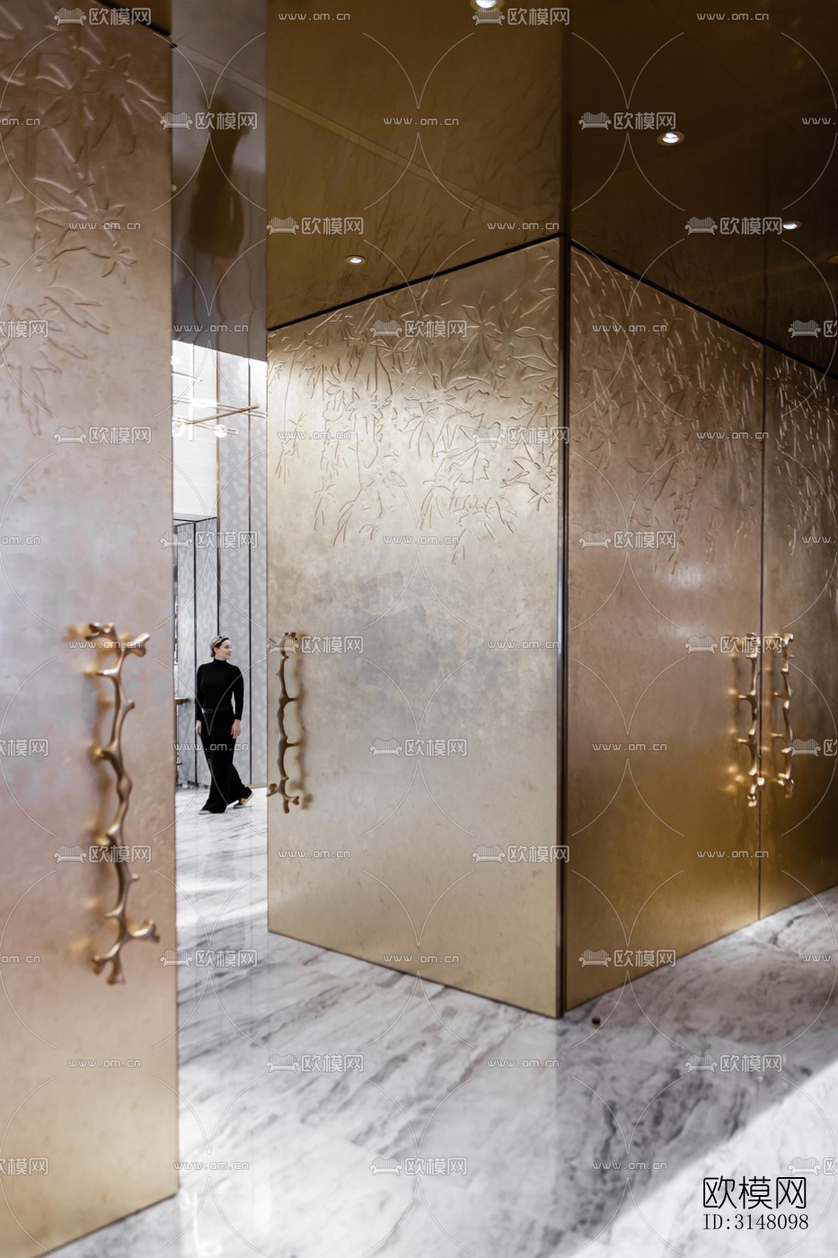 现代酒店民宿效果图下载（渲染图12）